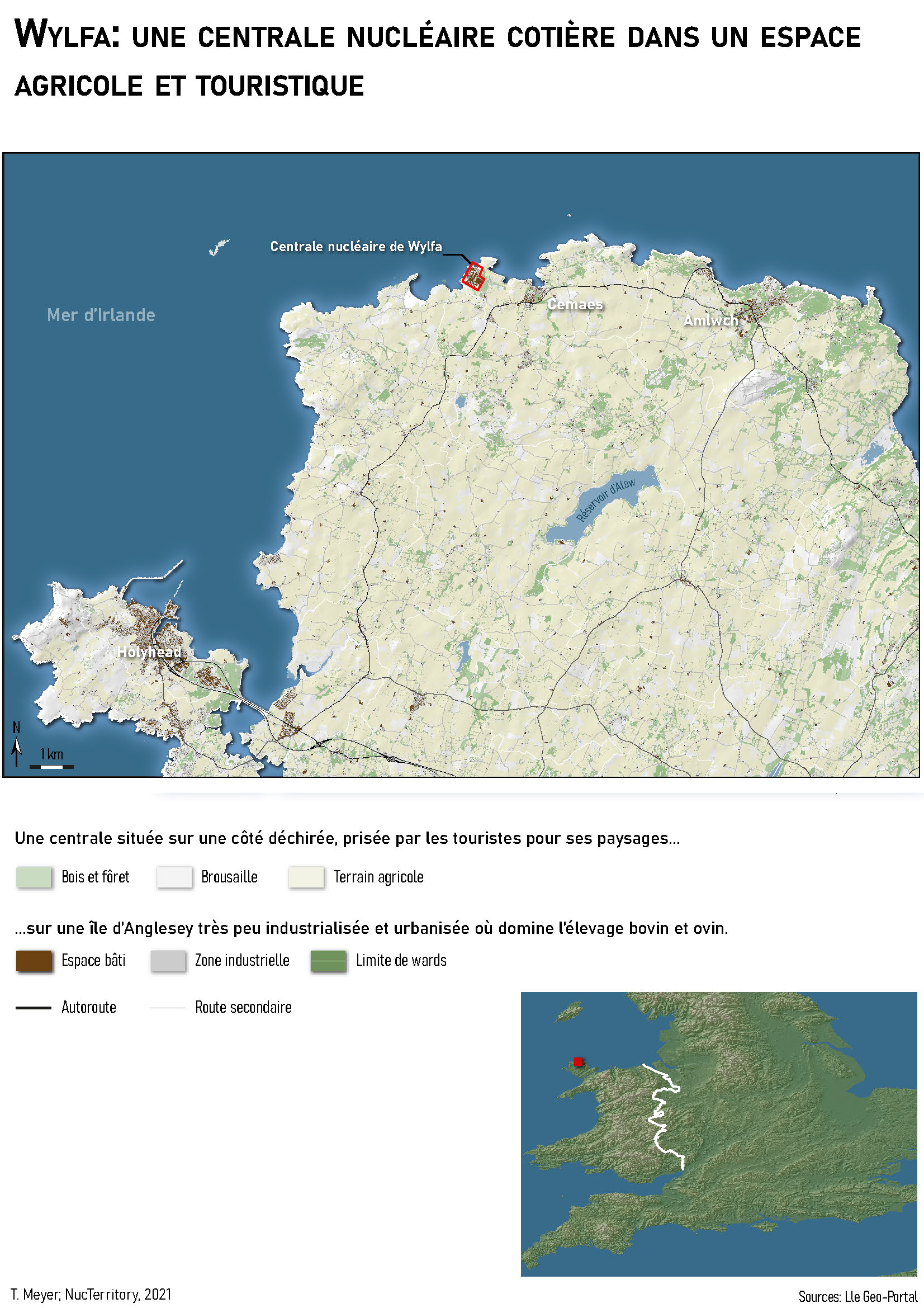 Carte de localisation Wylfa